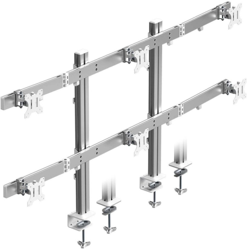 Icy Box Stojak na 6 monitorów do 32" Diamond Stand 666 (61219)