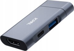 Jcpal JCPAL USB-C 3-in-1 Travel Hub - hub HDMI/PD/USB-A 3.0 - Gwarancja bezpieczeństwa. Proste raty. Bezpłatna wysyłka od 170 zł.