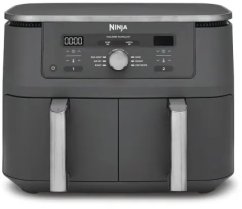 Ninja Ninja DZ400EU frytkownica Podwójny 9,5 l Autonomiczny 2470 W Frytkownica na gorące powietrze Sivý