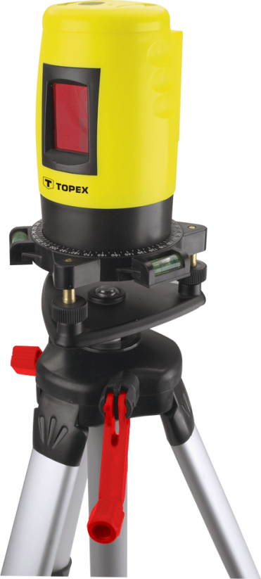 Topex Krížový líniový laser 29C909 Červený 10 m