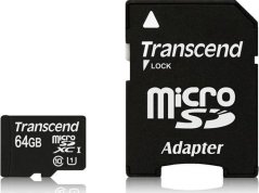 Transcend Premium MicroSDXC 64 GB Class 10 UHS-I/U1  (TS64GUSDU1)