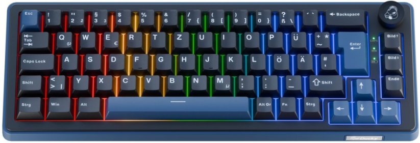 Ducky OK-M 65 Klawiatura gamingowa, 65%, z funkcją hot-swap, RGB, ISO - KTT Tactile (DKOKM2567-KYDEPDCOCH1)