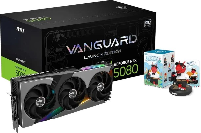 MSI GeForce RTX 5080 Vanguard SOC Launch Edition 16GB GDDR7 DLSS4