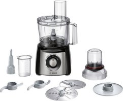 Bosch Bosch Food Processor MCM3401M Black/Stainless steel, 800 W, Number of speeds 2, 2.3 L, Blender, Meat mincer