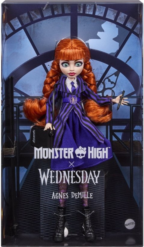 Mattel Monster High X Wednesday Agnes (JNJ92)