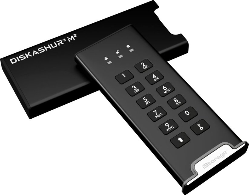 iStorage iStorage diskAshur M2 PIN 1 TB USB Type-A / USB Type-C 3.2 Gen 1 (3.1 Gen 1) Čierny