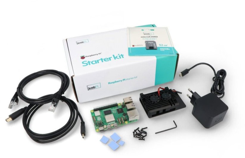 JustPi Sada Pro – Raspberry Pi 5 WiFi 8 GB RAM + 32 GB microSD + oficjalne Príslušenstvo