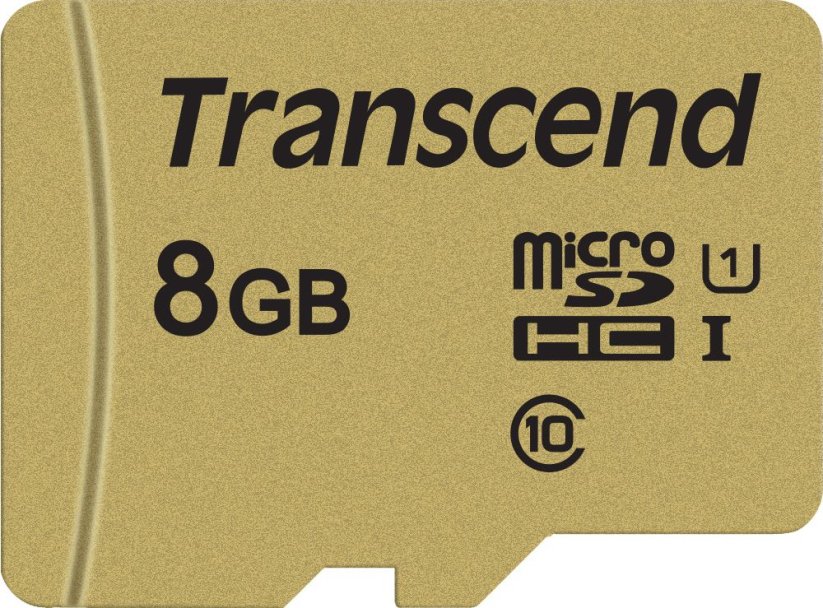 Transcend 500S MicroSDHC 8 GB Class 10 UHS-I/U1 V30 (TS8GUSD500S)