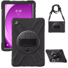 Spigen Insmat Rugged Armor case, Samsung Galaxy Tab A9+, black