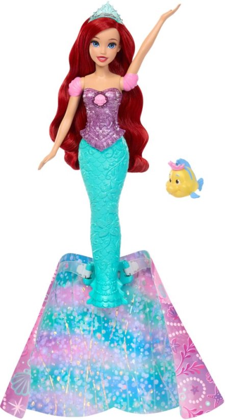 Mattel Bábika Disney Princess Arielė z funkcją transformacji (JLK19)