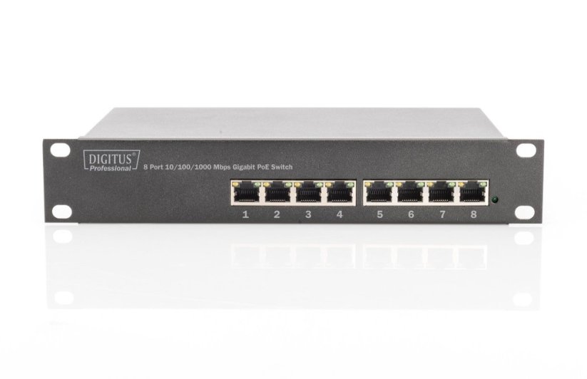 Digitus Gigabit Ethernet PoE 8-port 10" 80 W (DN-95317-1)