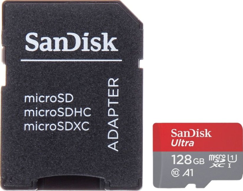 SanDisk Ultra MicroSDXC 128 GB Class 10 UHS-I/U1 A1  (SD-MICRO-10/128-SAND)