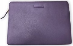 dbramante Paris - Pebbled full-grain leather sleeve for Notebook 15''/MacBook Pro 16" 2016 - Daybreak Purple