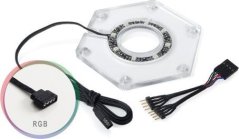 BitsPower Bitspower Water Tank Hexagon RGB Add-On