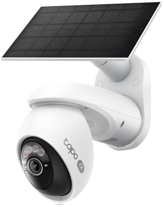 TP-Link Tapo C660 KIT V1 - Solar-Powered Security Camera Kit - Sieciowa kamera monitoringu - obrotowa / uchylna - vonkajšia - odporna na warunki atmosferyczne - farba (dzień i noc) - 8 MP - 3840 x 2160 - 4K - stała ogniskowa - Audio - Bezdrôtová - Wi-Fi - 2.4