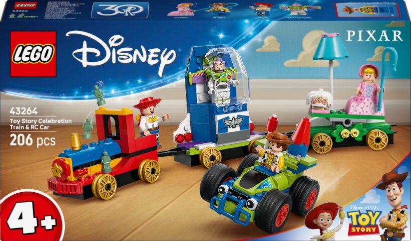 LEGO Disney Toy Story — Okolicznościowy pociąg i Pan Sterowany (43264)