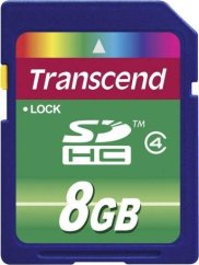 Transcend SDHC 8 GB Class 4  (TS8GSDHC4)