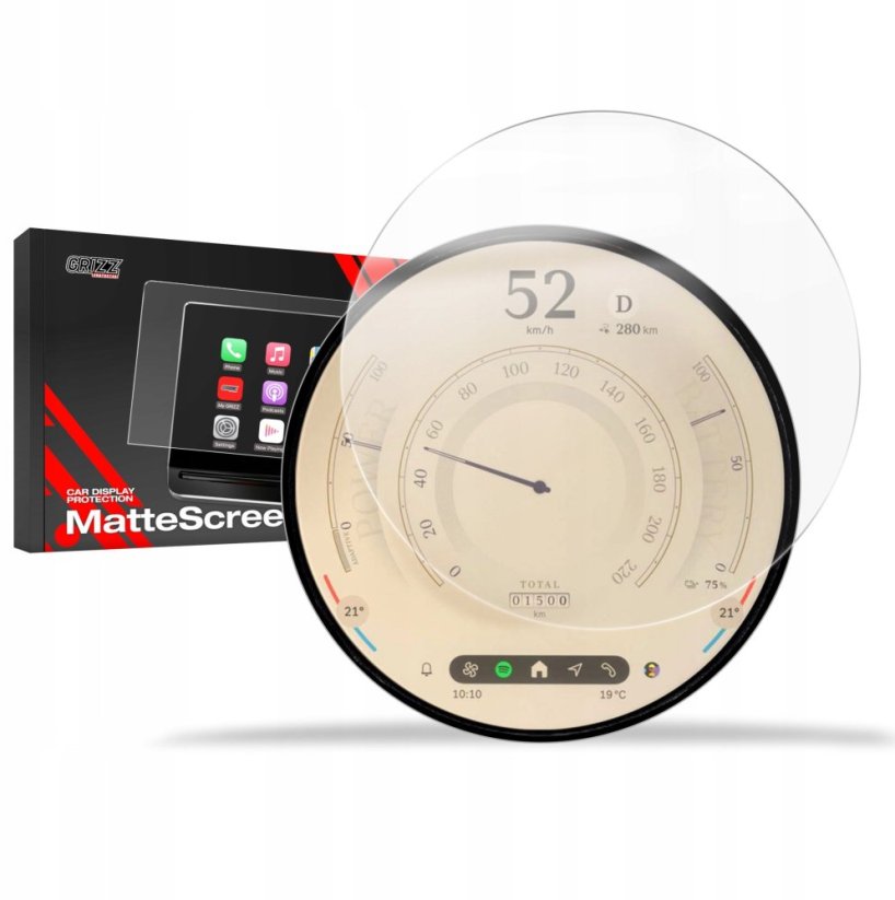 GrizzGlass Folia matná GrizzGlass CarDisplay Protection do Mini Aceman E 2023-2024