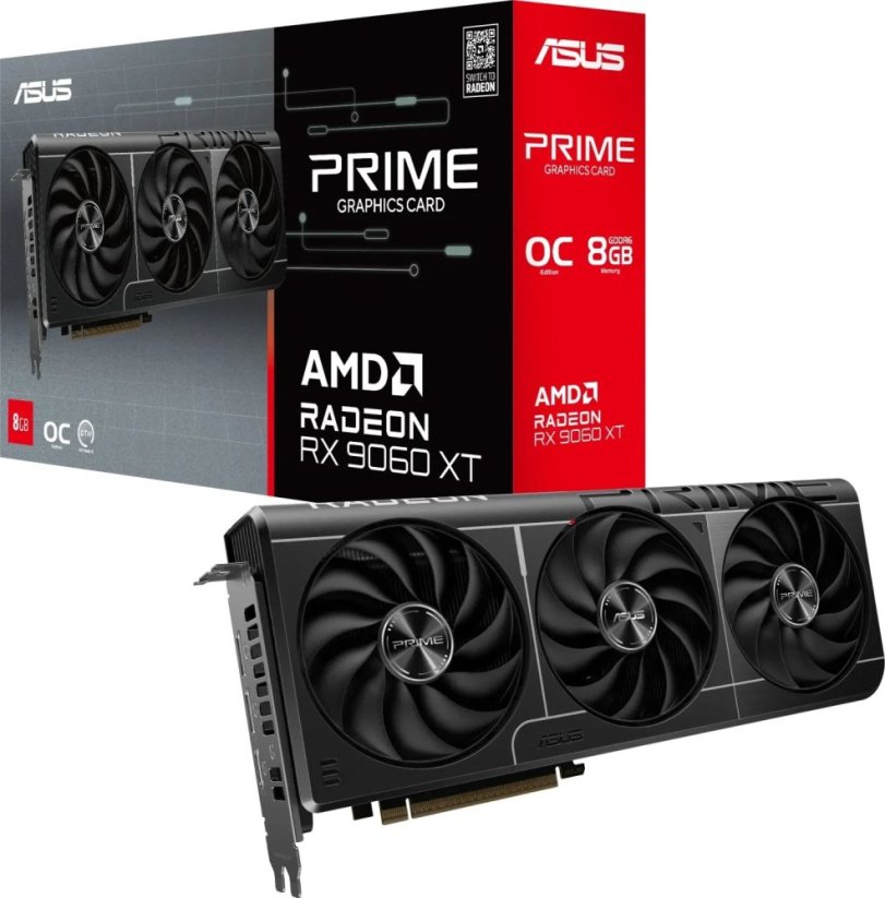 Asus Prime Radeon RX 9060 XT OC 8GB GDDR6 (PRIME-RX9060XT-O8G)