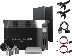 EcoFlow Stacja zasilania Delta Pro + PowerStream + 2*400W SP + kable 3600 Wh