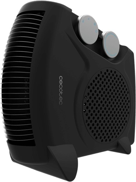 Cecotec ReadyWarm 2000 Max Dual Black | Fan heater | 2000 W | Number of power levels 3 | Suitable for rooms up to 20 m² | Black (8251)