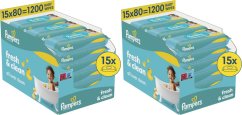 Pampers Chusteczki nawilżane FreshClean 30x80szt.