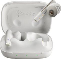 HP HP Poly Voyager Free 60 UC M White Sand Earbuds +BT700 USB-A Adapter +Basic Charge Case