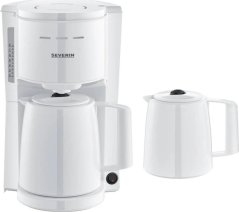 Severin Severin KA 9309 white Filter Coffee Maker with 2 Pots