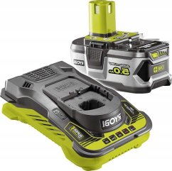 Ryobi Charger and rechargeable battery set Ryobi RC18150-250 Litio Ion 5 Ah 18 V