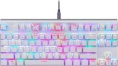 Motospeed Klawiatura mechaniczna Motospeed CK101 RGB (Biela)