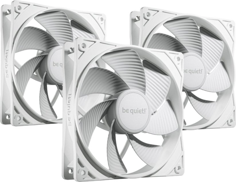 be quiet! Pure Wings 3 120mm PWM Reverse Biely 3-pack (BL136)