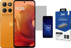 Motorola Moto G15 8/128GB Pomarańczowy  (PB6E0015PL) + FlexibleGlass