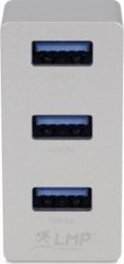 LMP USB-C Tiny Hub, 3 port USB-A hub - Silver