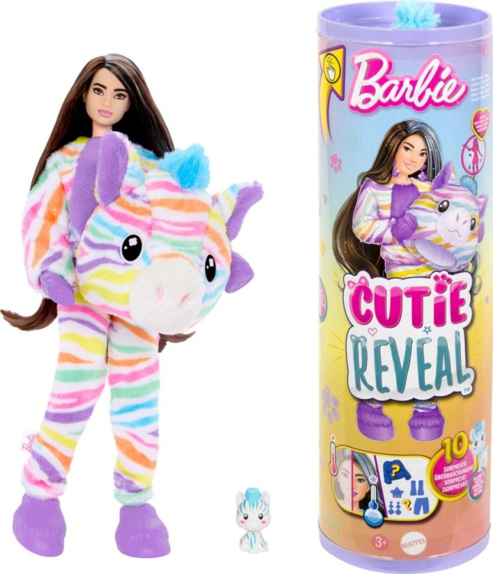Barbie Barbie Cutie Reveal Color Dreams Zebra