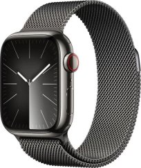 Apple Watch 9 GPS + Cellular 41mm Graphite Stainless Steel Grafitový  (MRJA3QP/A)