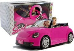 Lean Sport Lalki z samochodem auto Coupe dźwięk i światła 43cm Ružový