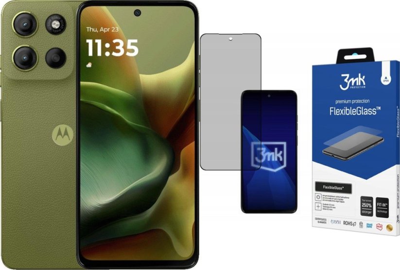 Motorola Moto G15 8/128GB Zielony  (PB6E0016PL) + FlexibleGlass