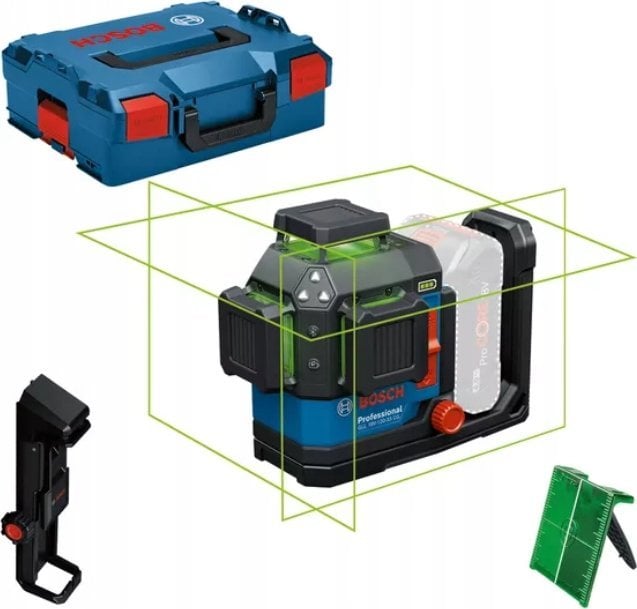Bosch LASER GLL 18V-120-33 CG SOLO GREEN +DK 20 CLAMP +LB136