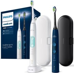 Philips Sonicare ProtectiveClean 5100 HX6851/34 2 ks Tmavomodrá