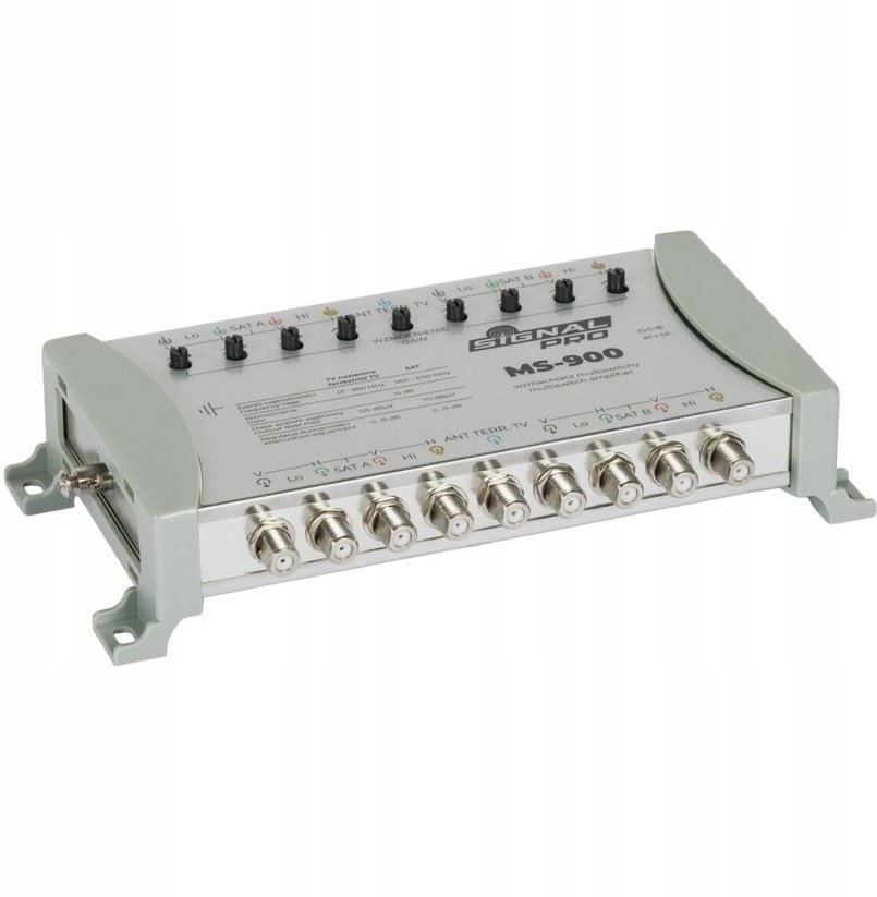 Signal WZMACNIACZ DO MULTISWITCHY MS-900 9 WEJŚĆ / 9 WYJŚĆ SIGNAL PRO