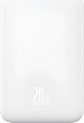 Baseus magnetický mini powerbank Baseus 5000mAh 20W (Biely)