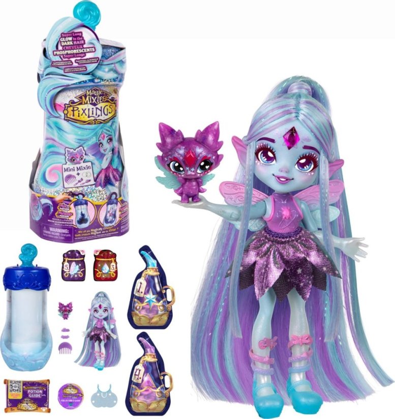 Tm Toys TM Toys Magic Mixies Pixlings Galaxy Hair Bábika Flyt