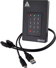 Apricorn Aegis Fortress L3 2000 GB Čierny