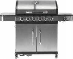 Yato YG.GAS GRILL 6+1 STAINLESS STEEL 20.2KW