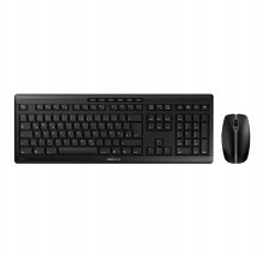 Cherry CHERRY Stream Desktop Recharge klawiatura RF Wireless AZERTY Francuski Čierny