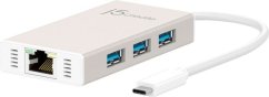 j5create 1x RJ-45  + 3x USB-A  (JCH471)