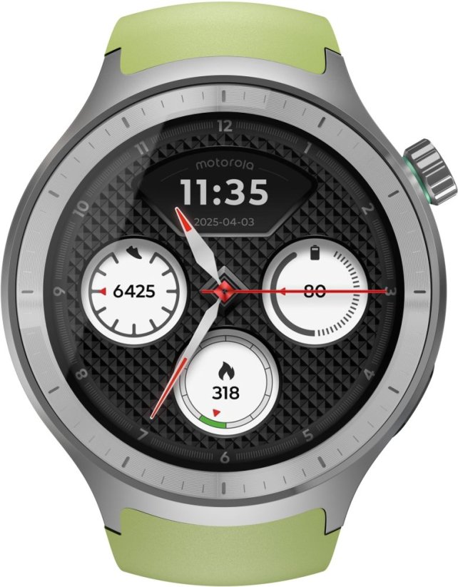 Motorola moto watch, 512 MB, Silver