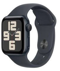 Apple Watch SE 2024 GPS 40mm Midnight Aluminium Case with Midnight Sport Band - S/M,Model A2722