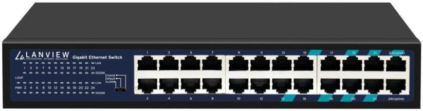 Lanview Lanview LVN-1U-24PORT-1G bez kategorii