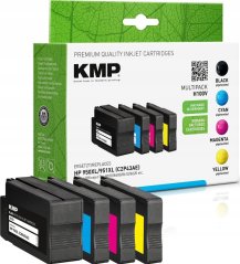 KMP KMP MULTIPACK H100V - 4er-Pack - Schwarz, Gelb, Cyan, Magenta - kompatibel - Tintenpatrone (Alternative zu: HP 950XL, HP 951XL, HP CN045AE, HP CN046AE, HP CN047AE, HP CN048AE) - fur HP Officejet Pro 251, 276, 8100, 8600, 8600 N911, 8610, 8615, 8616,